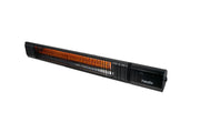 Infrarood licht van de Zwarte slimme wandmodel Heatix heater of terrasverwarmer met 2500 Watt