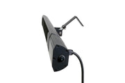 wand montage van de Zwarte Heatix heater of terrasverwarmer met 2500 Watt en afstandbediening