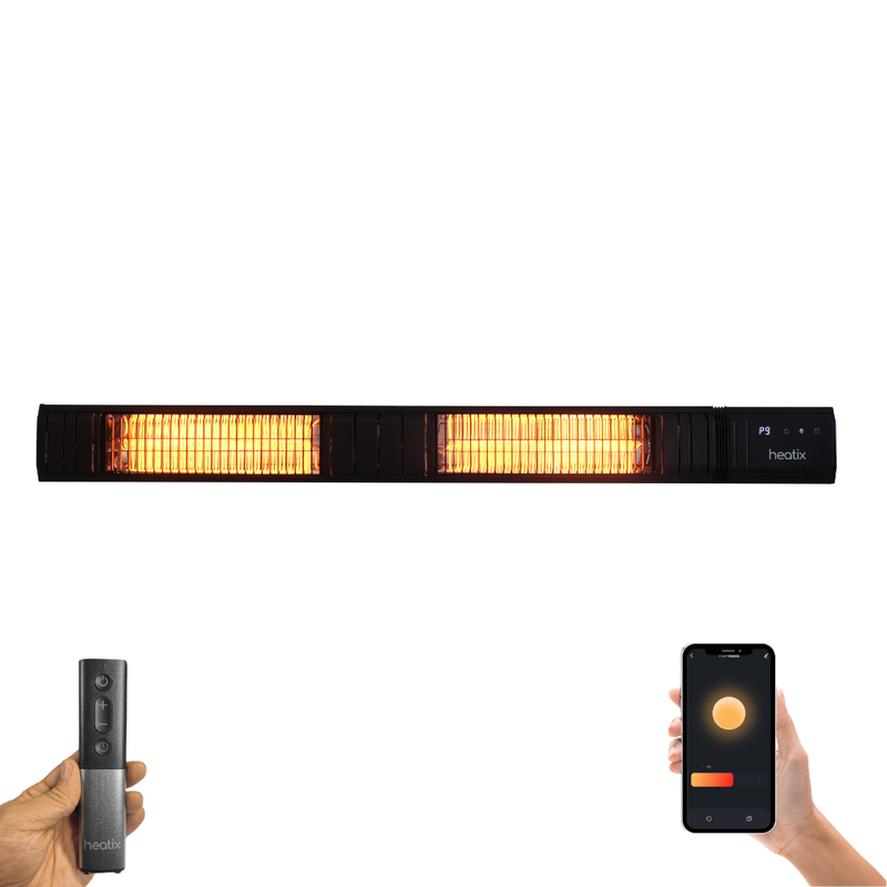 Heatix Smart Carbonfaserheizer 3000W – Wandmodell Heizstrahler