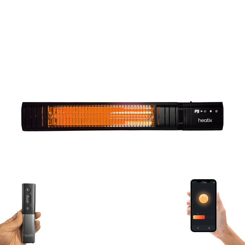 Heatix Smart Carbon Fiber Heater 2000W – Wandmodel Terrasverwarmer