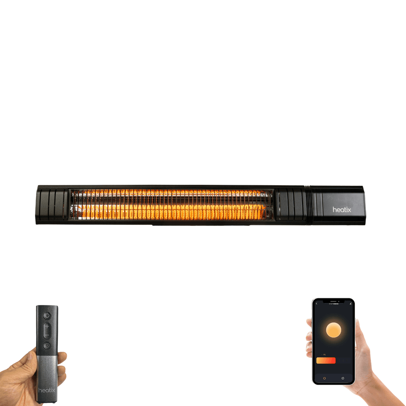 Heatix Smart Carbon Fiber Heater 2500W – Wandmodel Terrasverwarmer